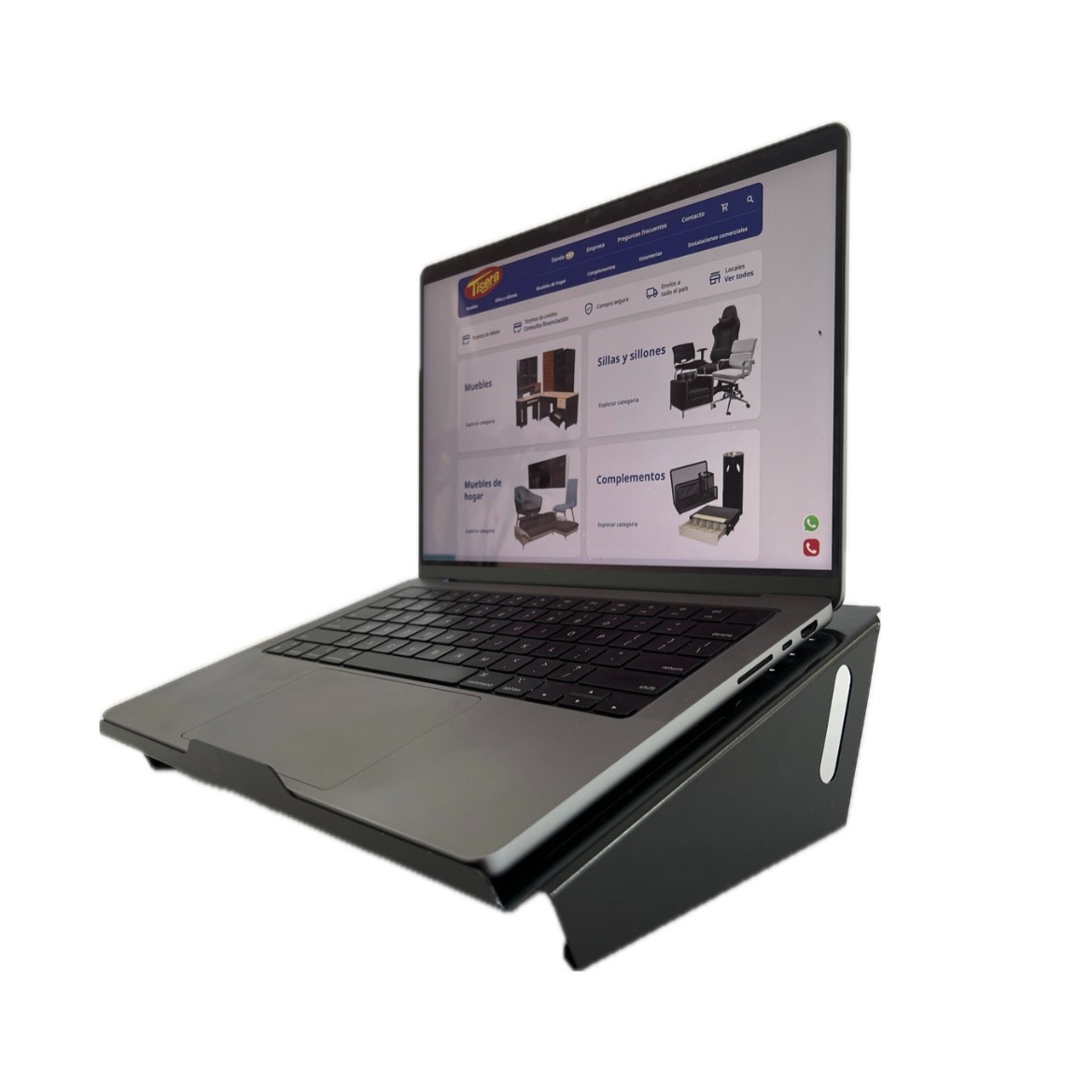 BASE METALICA PARA NOTEBOOK / TABLET