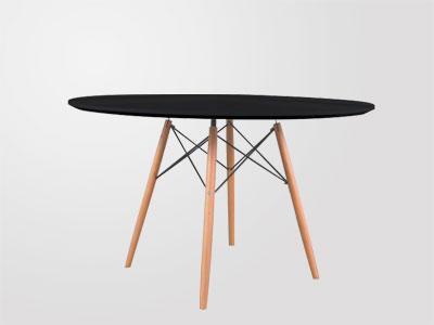MESA EAMES CIRCULAR NEGRA 100