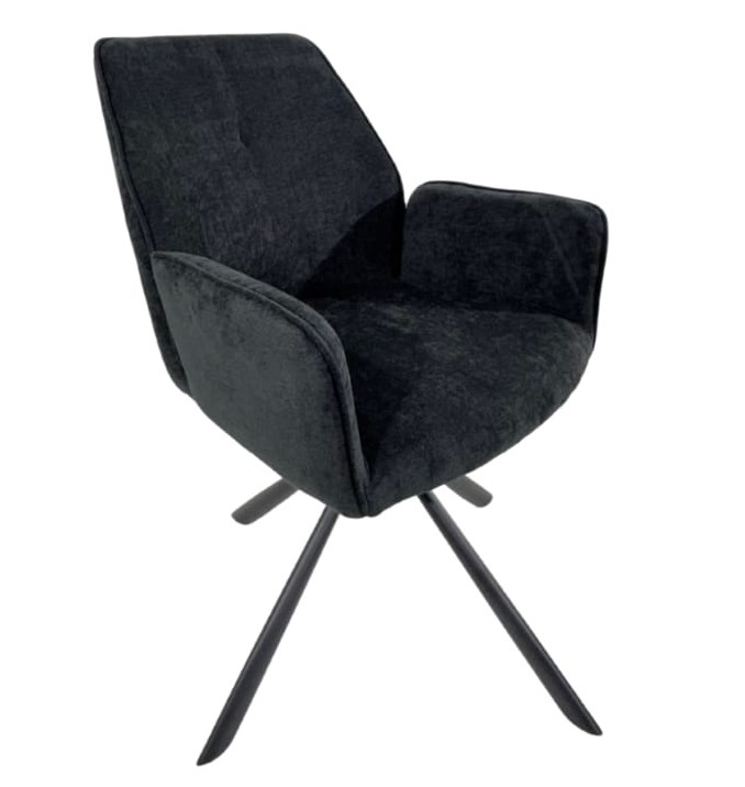 SILLON GIRATORIO FRENCH NEGRO