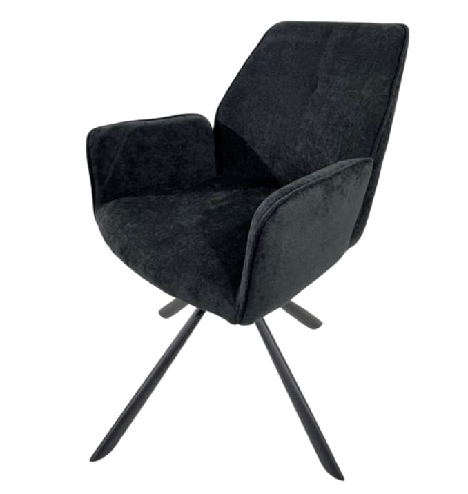 SILLON GIRATORIO FRENCH NEGRO