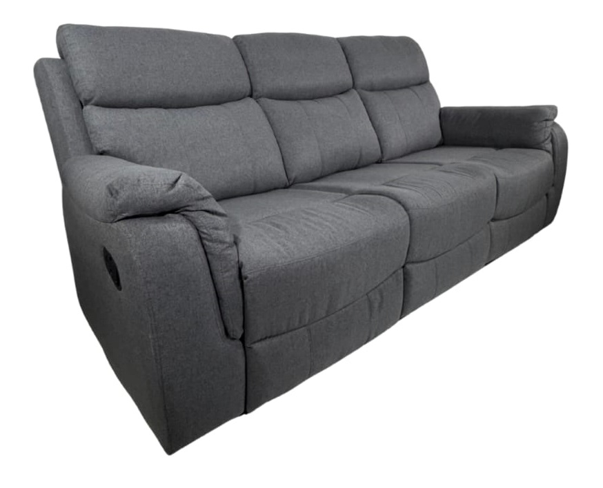 SILLON LEIGE 3 CUERPOS GRIS OSCURO